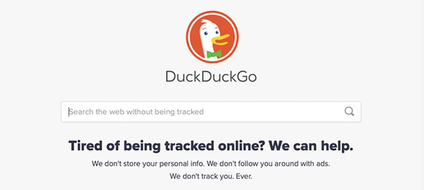 DuckDuckGo Homepage