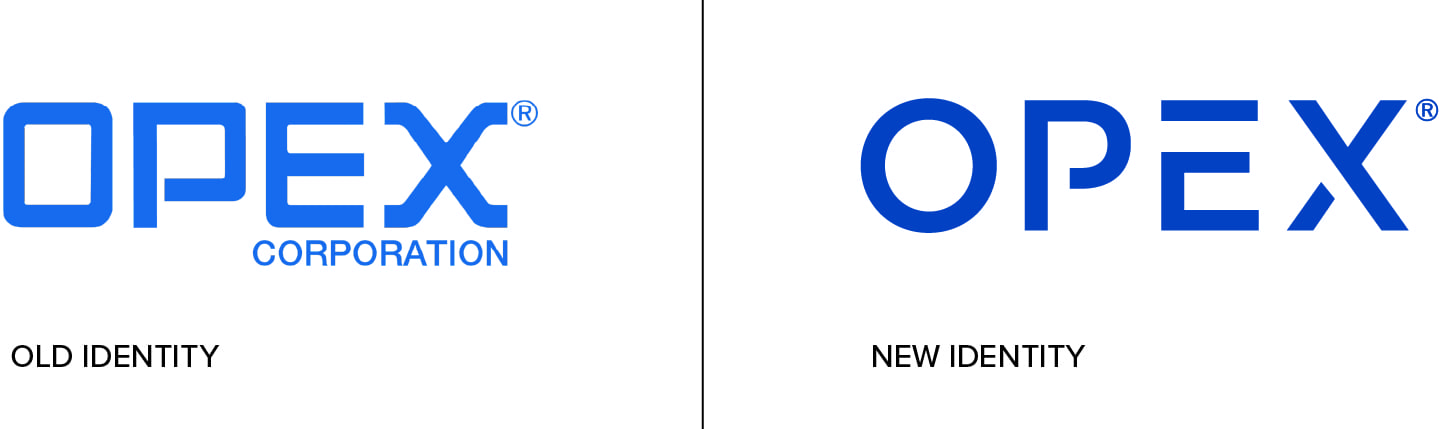 Bailey Brand Consulting OPEX Old Logo Comparison Next to New Logo