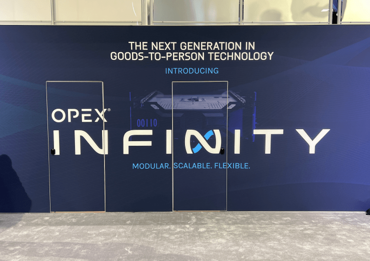 bailey-brand-consulting-opex-infinity-booth-modex-image2 Bailey Brand Consulting OPEX Infinity Launch Booth MODEX Back with Design Shown